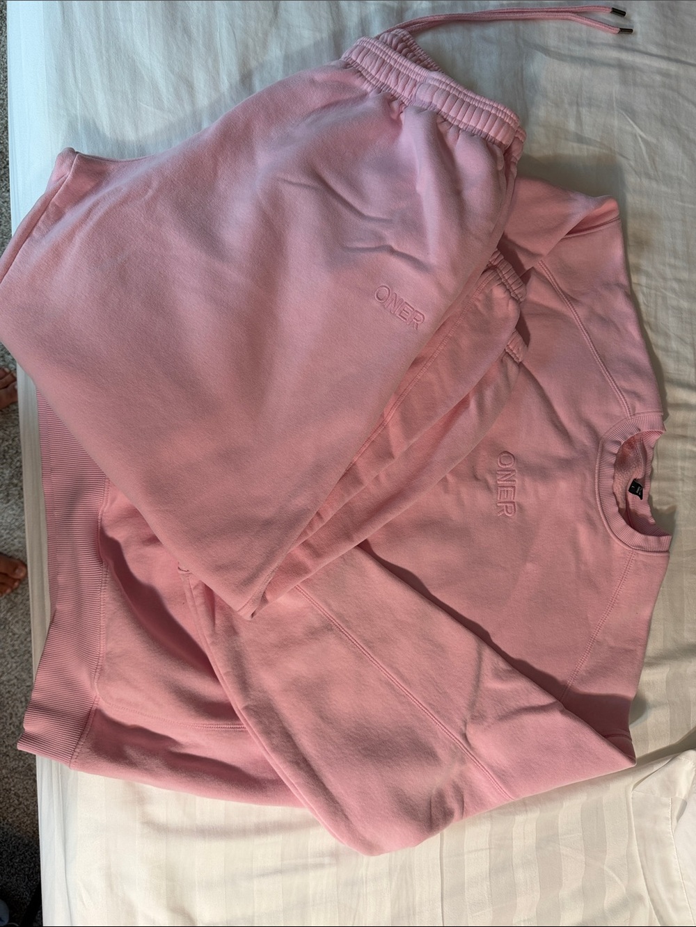 Oner Active Pink Sweatshirt and Jogger Set